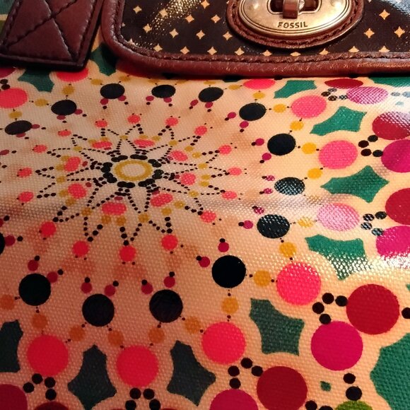 FOSSIL KEY-PER KALEIDOSCOPE MULTICOLORED TOTE - Picture 3 of 14